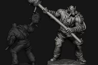 Miniature: Wasteland Elves Super Mutants