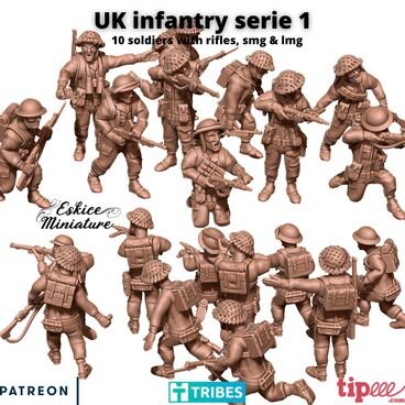 UK Infantry 15mm