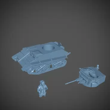 Mk.VIC Vickers Command Tank 15mm