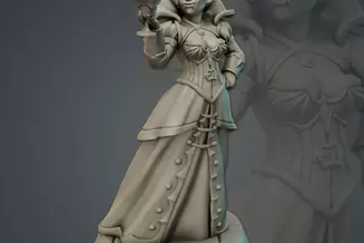 Miniature: Female Vampire 1