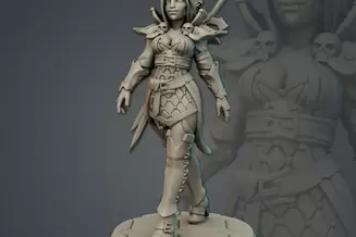 Miniature: Female Vampire 4