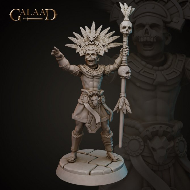 Miniature: Aztec Shaman