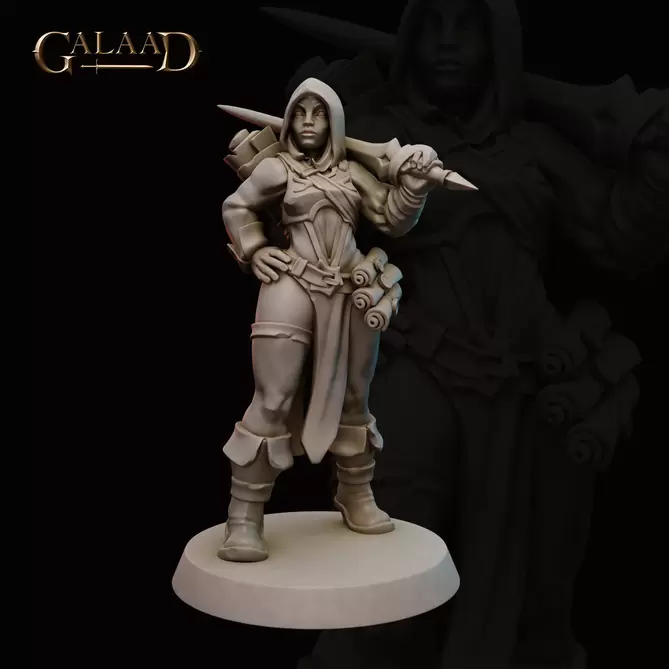 Miniature: Human Battlemage