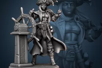 Miniature: Captain Driving
