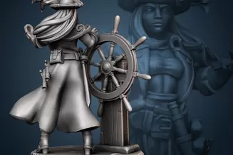 Miniature: Captain Driving
