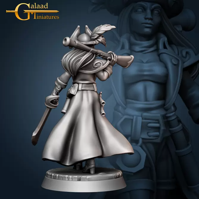 Miniature: Captain Walking