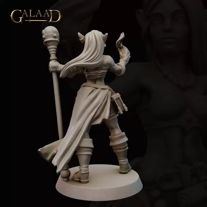 Miniature: Elf Wizard