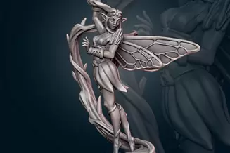 Miniature: Fairy Cleric