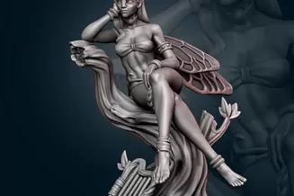 Miniature: Fairy Pinup