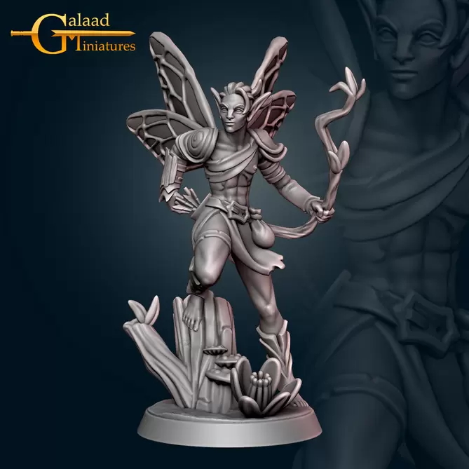 Miniature: Fairy Male Ranger