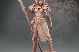 Miniature: Female Elf Ranger