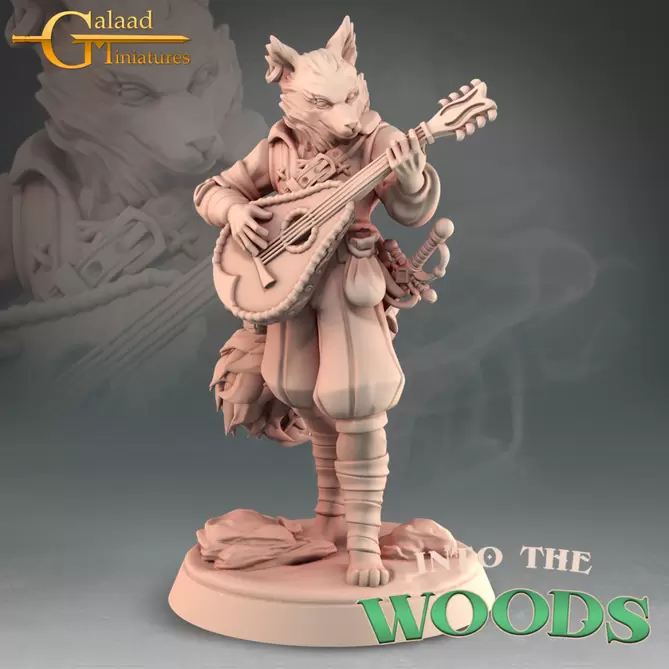 Miniature: Kitsune Bard