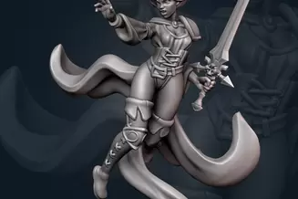 Миниатюра: Human Female Cleric 2