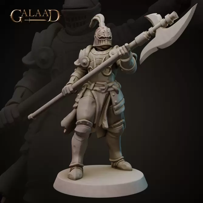 Miniature: King's Knights (Halberd)