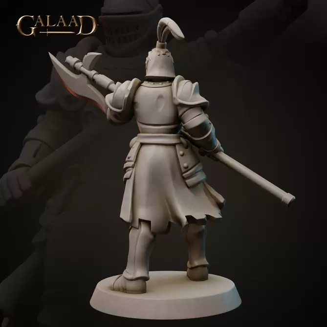 Miniature: King's Knights (Halberd)