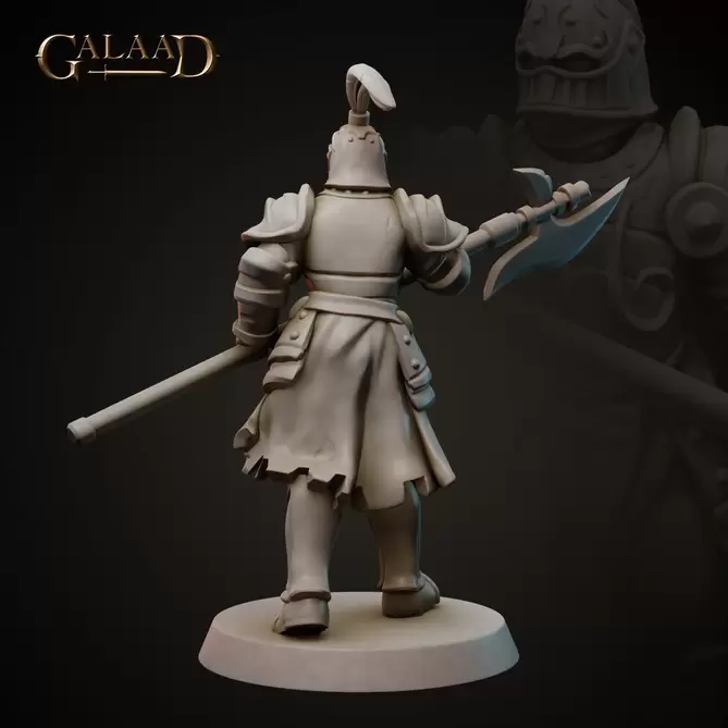 Miniature: King's Knights (Halberd)