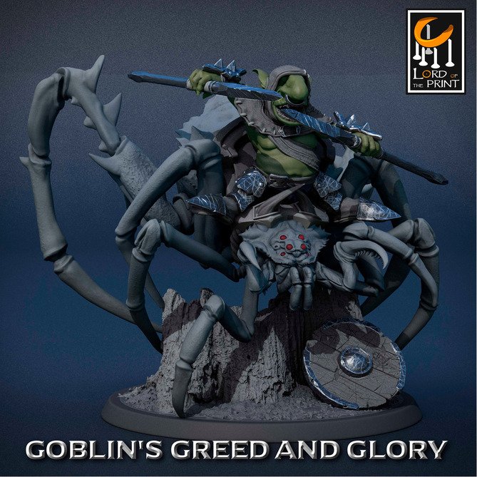 Miniature: Goblin Spider Lancer