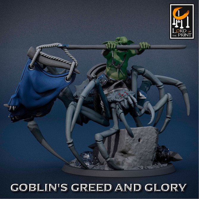 Miniature: Goblin Spider Bannerman