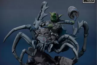 Miniature: Goblin Spider Monk 2