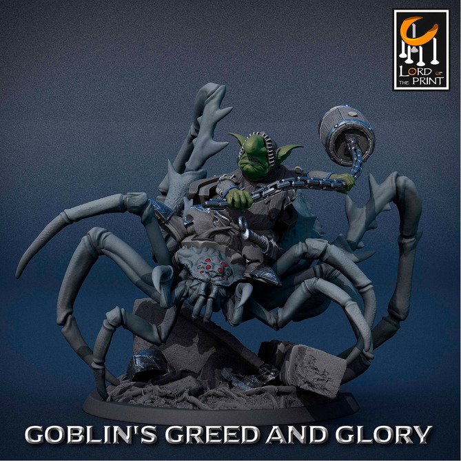 Miniature: Goblin Spider Monk 2