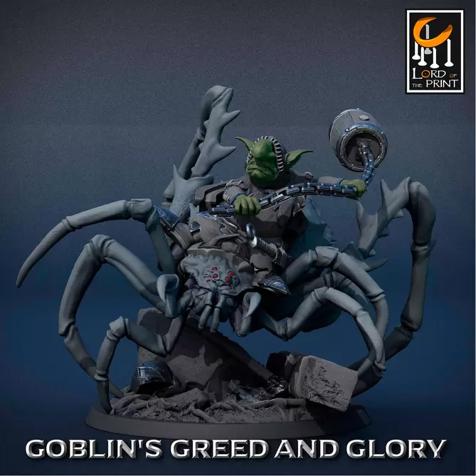 Miniature: Goblin Spider Monk 2