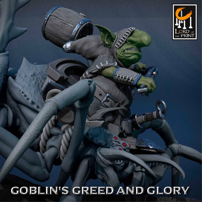 Miniature: Goblin Spider Monk 2