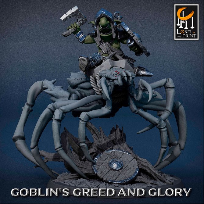 Miniature: Goblin Spider Warrior