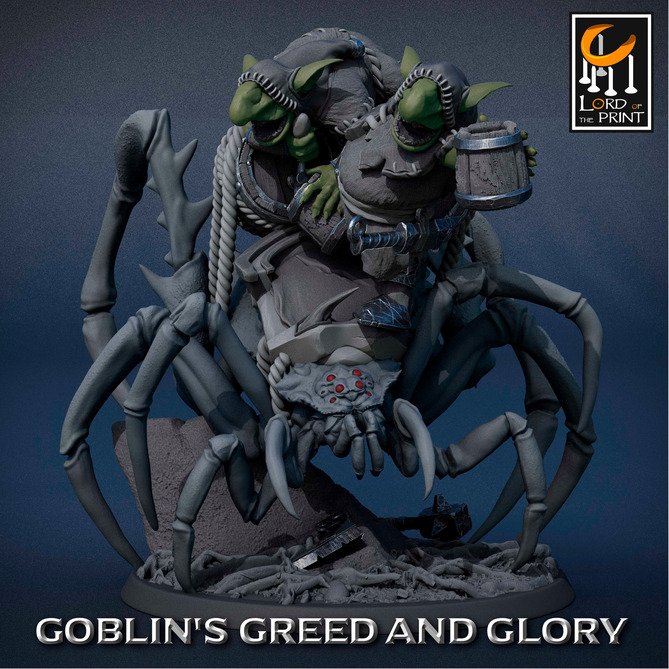 Miniature: Goblin Spider Barrel