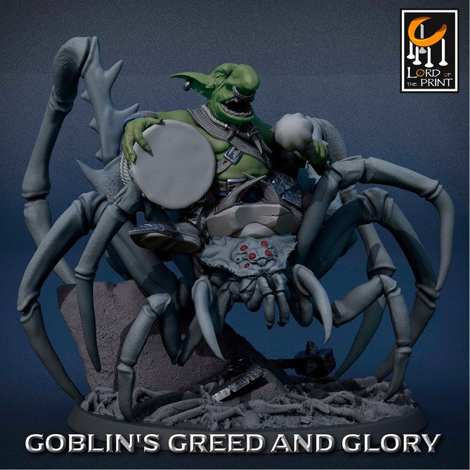 Miniature: Goblin Spider Drummer
