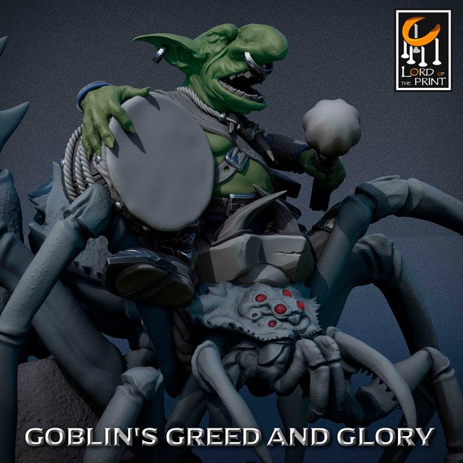 Miniature: Goblin Spider Drummer