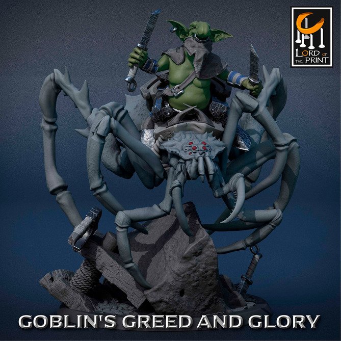 Miniature: Goblin Spider Rogue