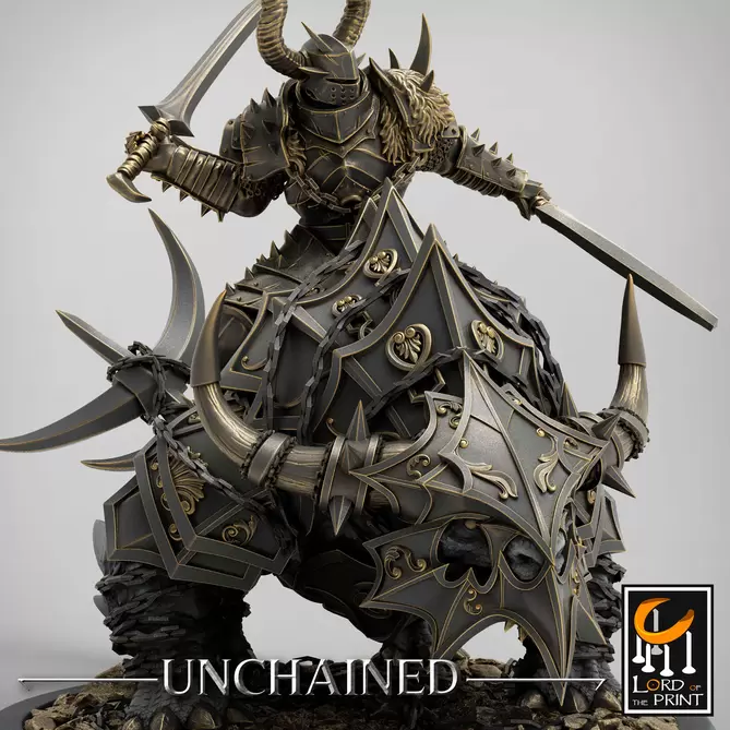 Miniature: Akari Rider (Dual Swords)