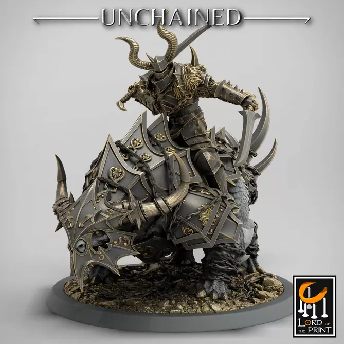 Miniature: Akari Rider (Dual Swords)