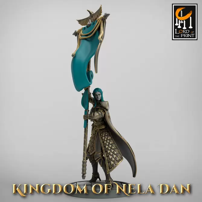 Миниатюра: Elf Bannerman (Stand)