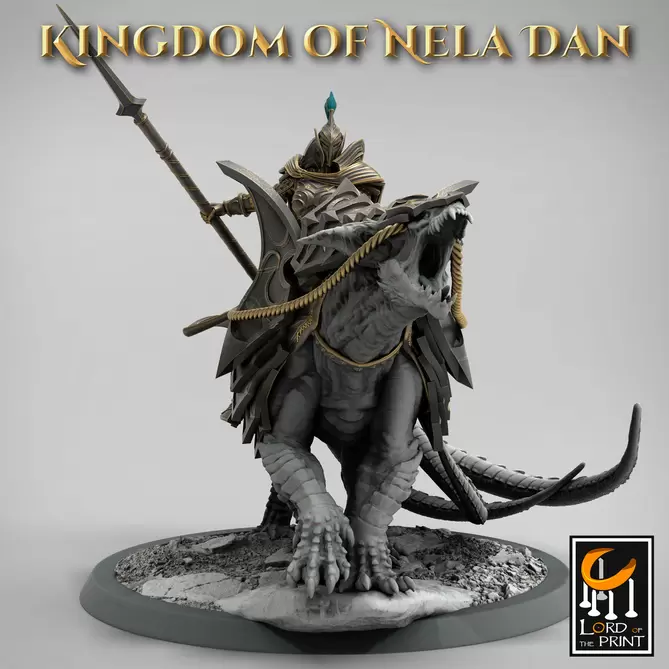 Miniature: Elven Siri Riders (Spears)