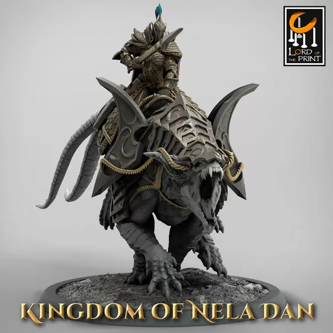 Miniature: Elven Siri Riders (Spears)