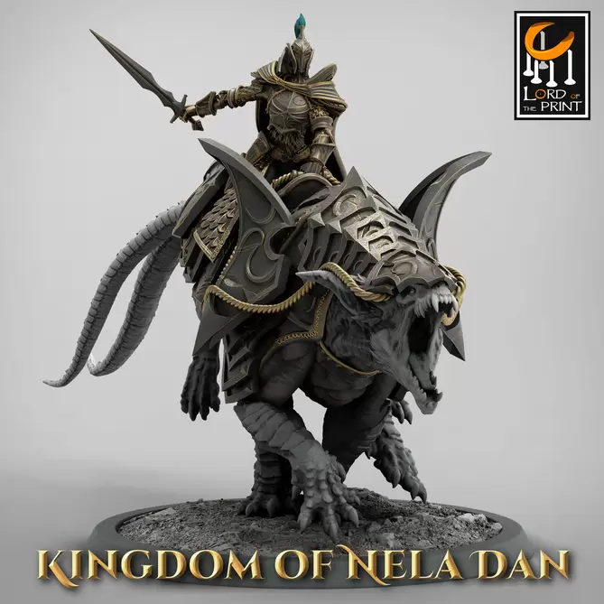 Miniature: Elven Siri Riders (Swords)