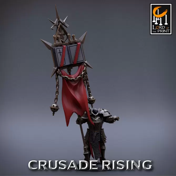 Miniature: Templar Banner