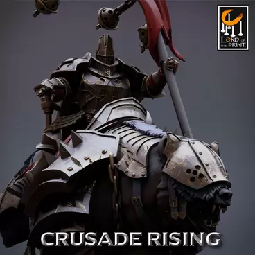 Templar Banner (Mounted)