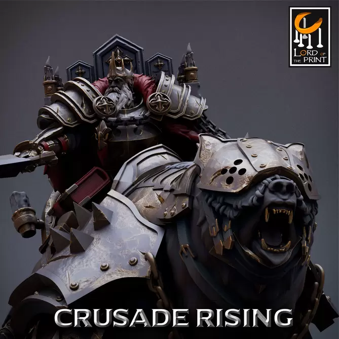 Миниатюра: Templar King (Mounted)