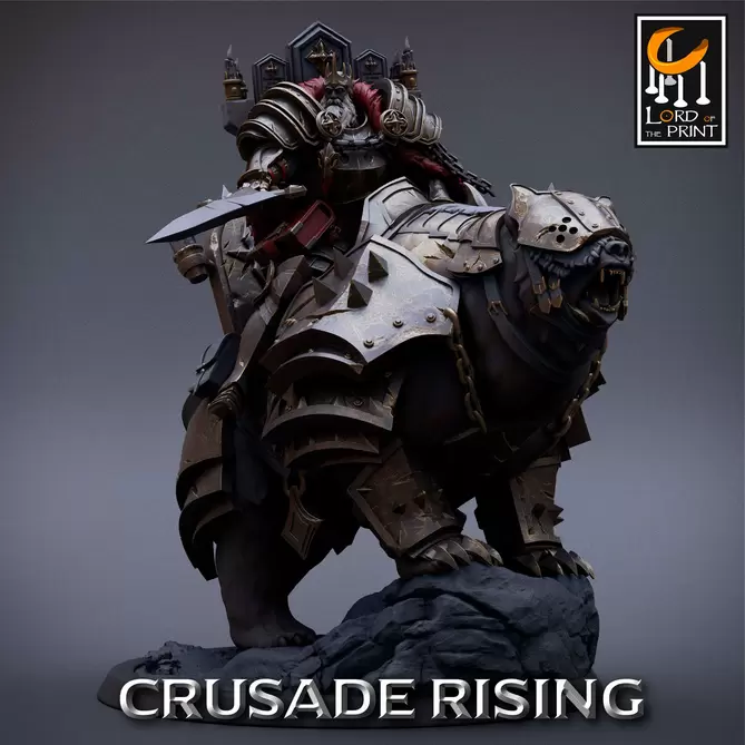 Миниатюра: Templar King (Mounted)