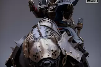 Miniature: Templar Priest (Mounted)