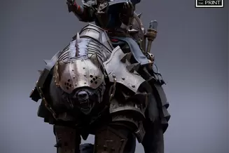 Miniature: Templar Priest (Mounted)