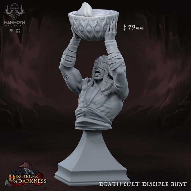 Miniature: Death Cult Disciple Bust