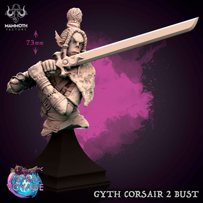 Miniature: Gyth Corsair Bust 2