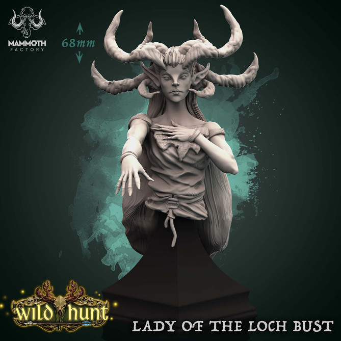 Miniature: Lady of the Loch Bust