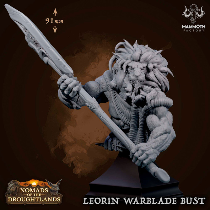 Miniature: Bust Leorin Warblade