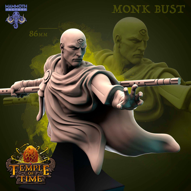 Miniature: Monk Bust