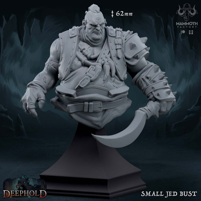 Miniature: Small Jed Bust