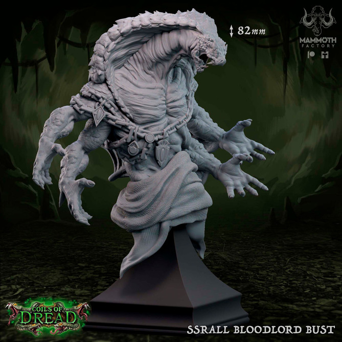 Miniature: Ssrall Broodlord Bust